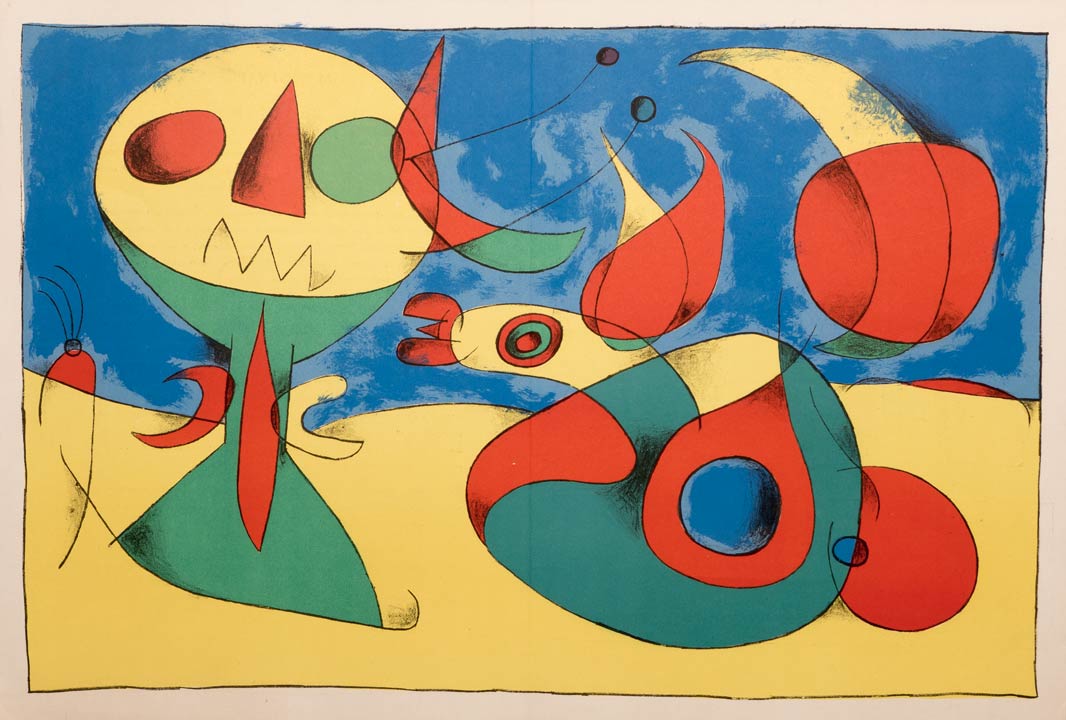 Joan Miro - Farblithographie