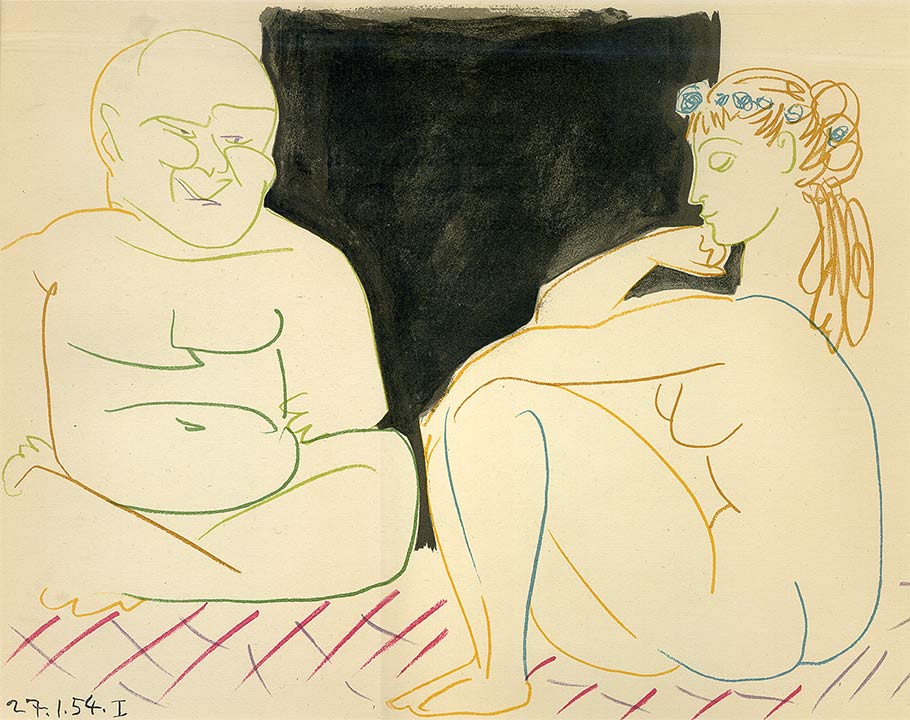 Pablo Picasso - Sitzende